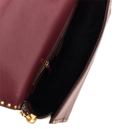 PINKO Love One Slouchy' leather bag with studs