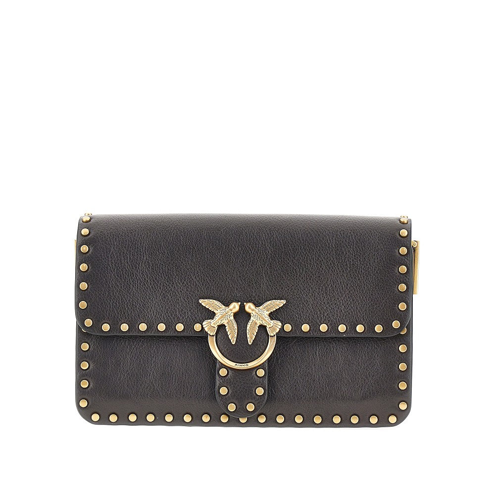 PINKO Small 'Love One Slouchy' bag with studs