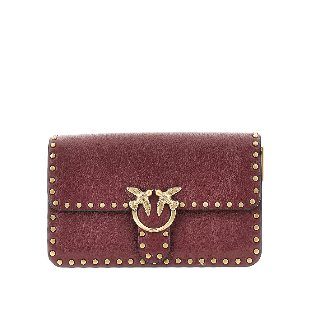 PINKO Small 'Love One Slouchy' bag with studs