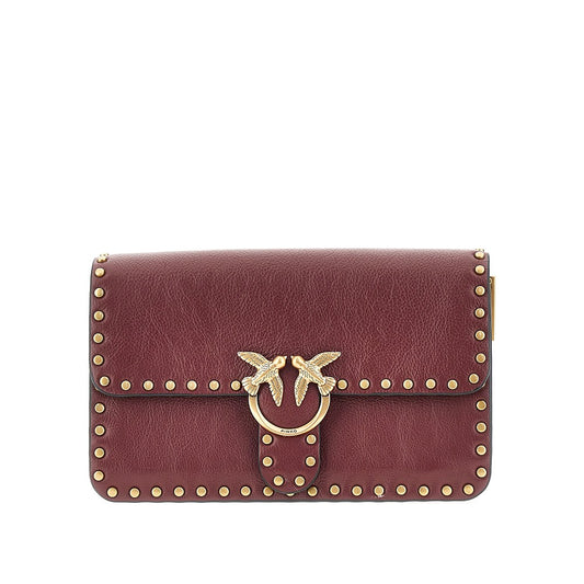 PINKO Small 'Love One Slouchy' bag with studs
