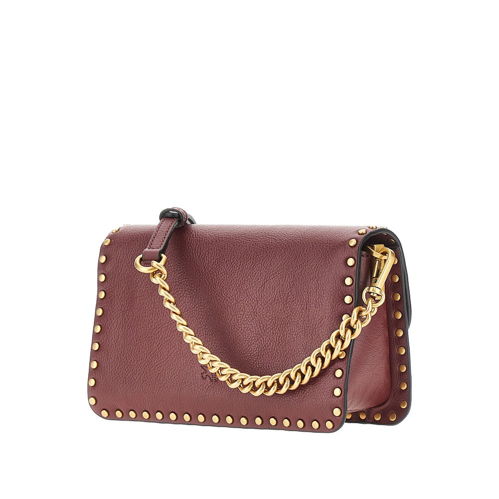 PINKO Small 'Love One Slouchy' bag with studs
