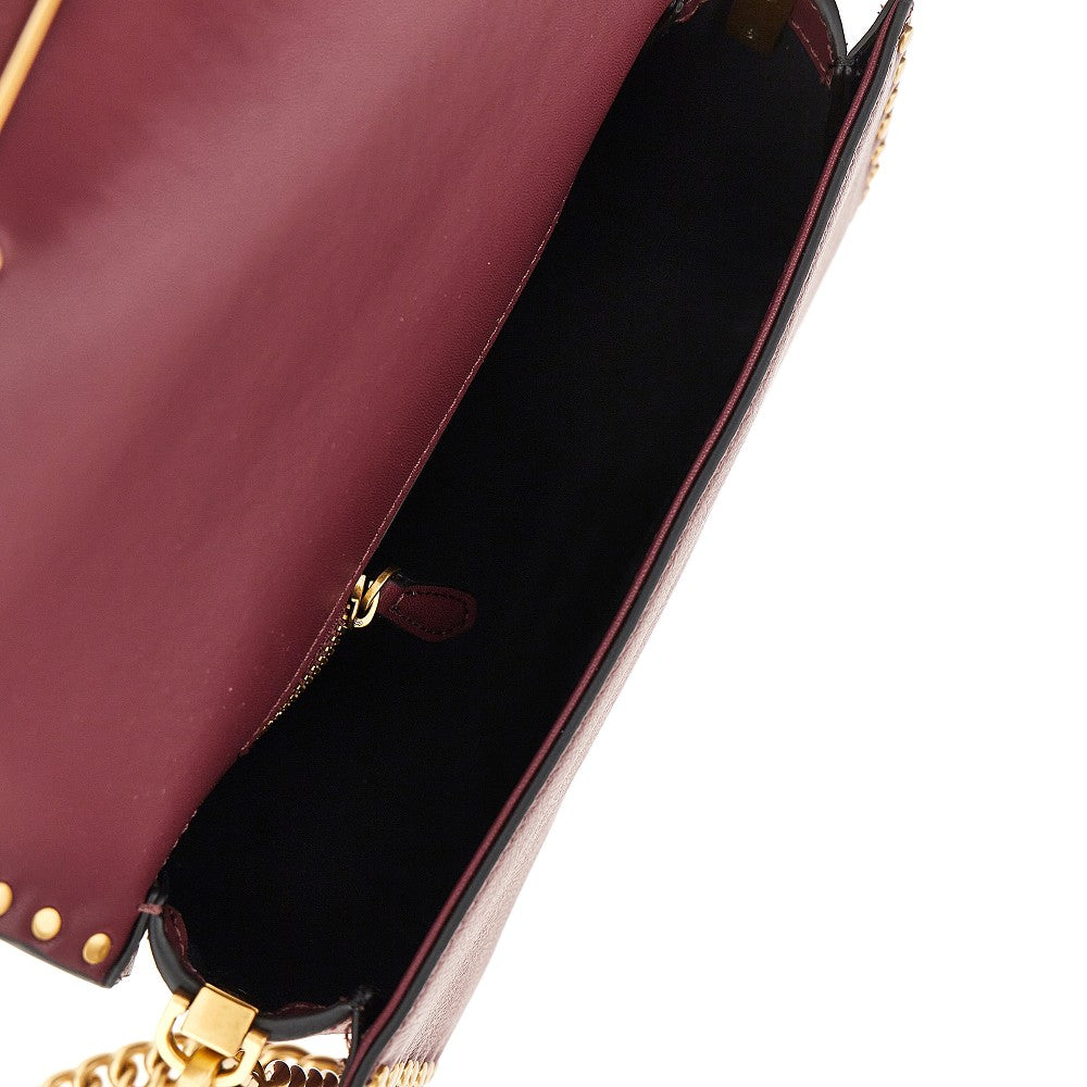 PINKO Small 'Love One Slouchy' bag with studs