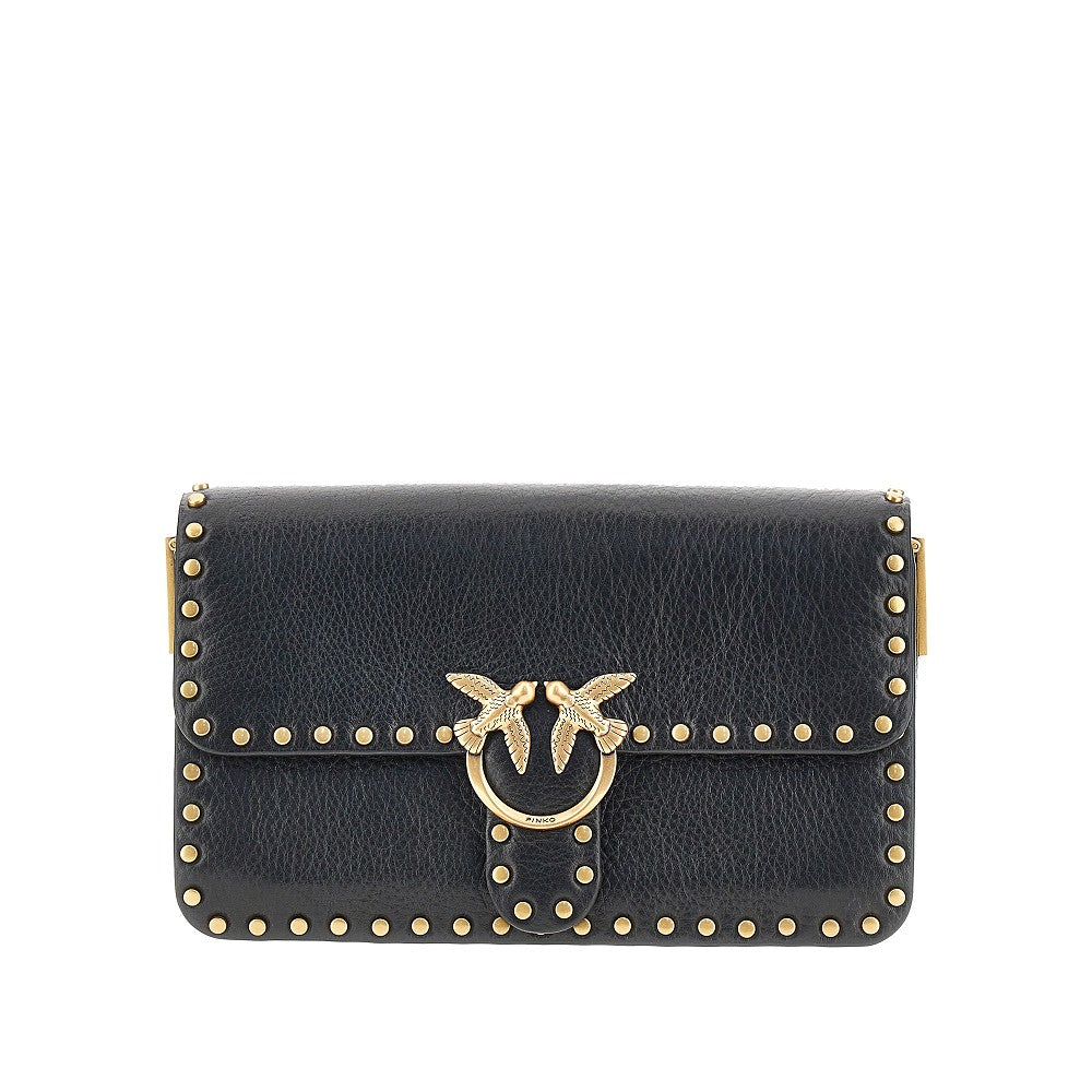 PINKO Small 'Love One Slouchy' bag with studs