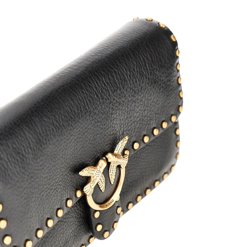 PINKO Small 'Love One Slouchy' bag with studs