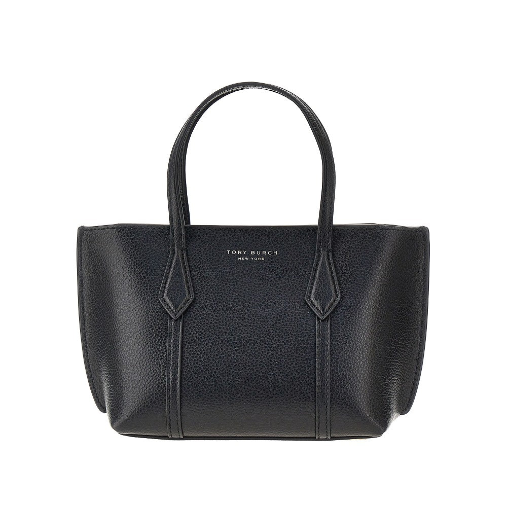 TORY BURCH Grained leather 'Perry' mini shopping bag