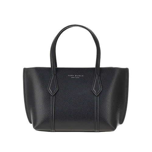 TORY BURCH Grained leather 'Perry' mini shopping bag