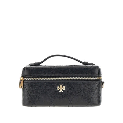 TORY BURCH Quilted leather 'Charlie' beauty case bag