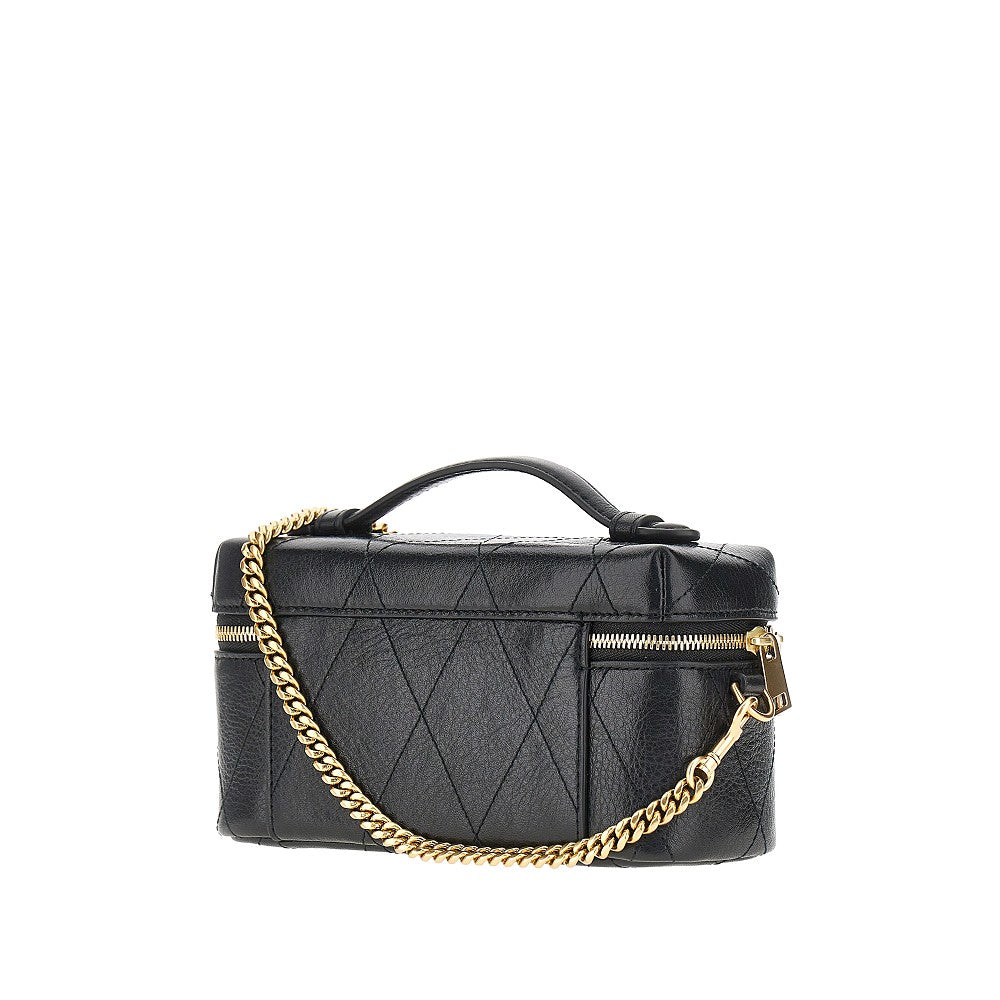TORY BURCH Quilted leather 'Charlie' beauty case bag
