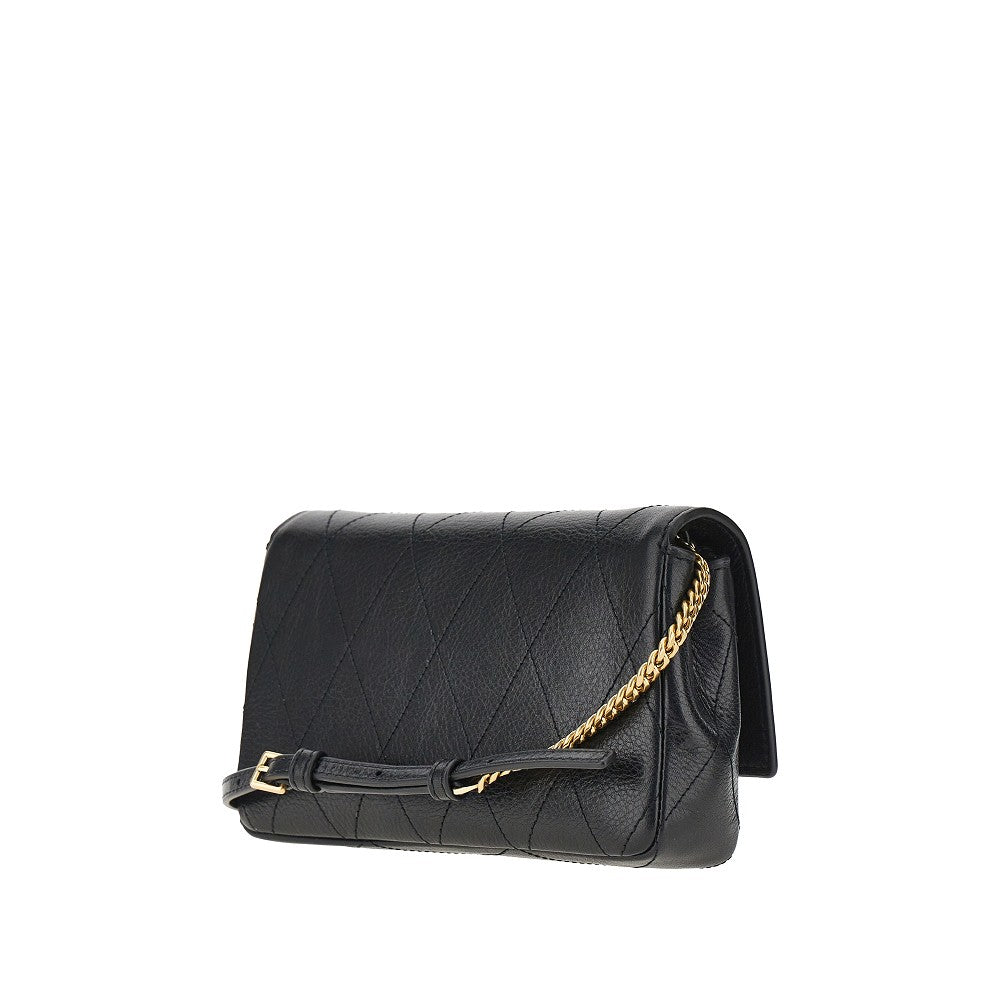 TORY BURCH Quilted leather 'Charlie' bag with chain