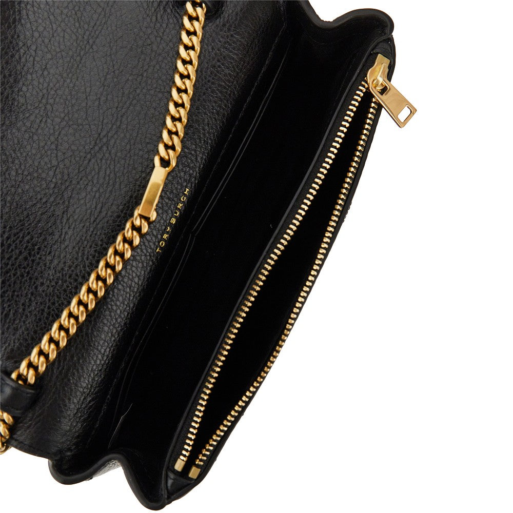 TORY BURCH Quilted leather 'Charlie' bag with chain