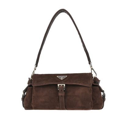PRADA Suede leather medium 'Prada Explore' bag