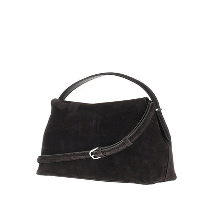 TOTEME Suede leather 'T-Lock' top-handle bag
