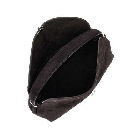 TOTEME Suede leather 'T-Lock' top-handle bag