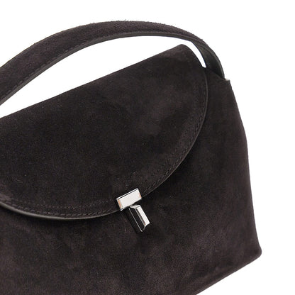 TOTEME Suede leather 'T-Lock' top-handle bag