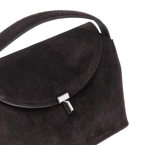 TOTEME Suede leather 'T-Lock' top-handle bag