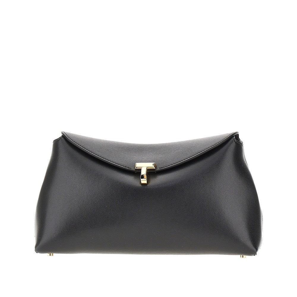 TOTEME Leather 'T-lock' clutch