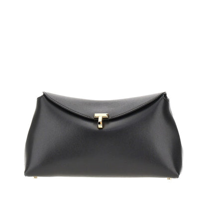 TOTEME Leather 'T-lock' clutch
