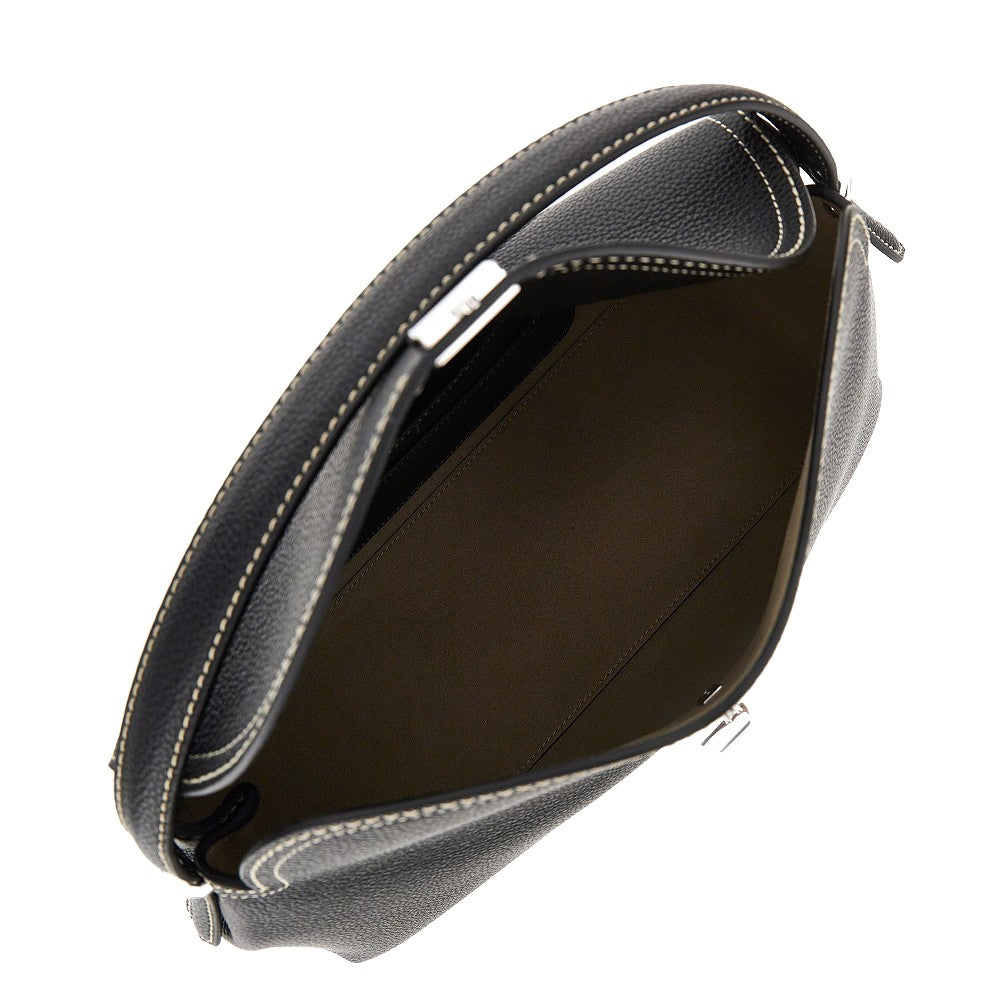 TOTEME T-Lock' grained leather top-handle bag