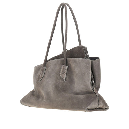 THE ATTICO Suede leather medium 'La Passeggiata' bag