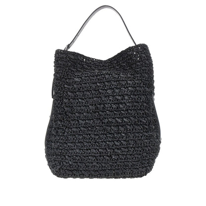 TOTEME Woven raffia 'Belted' tote bag