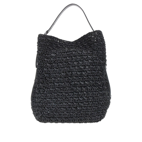 TOTEME Woven raffia 'Belted' tote bag