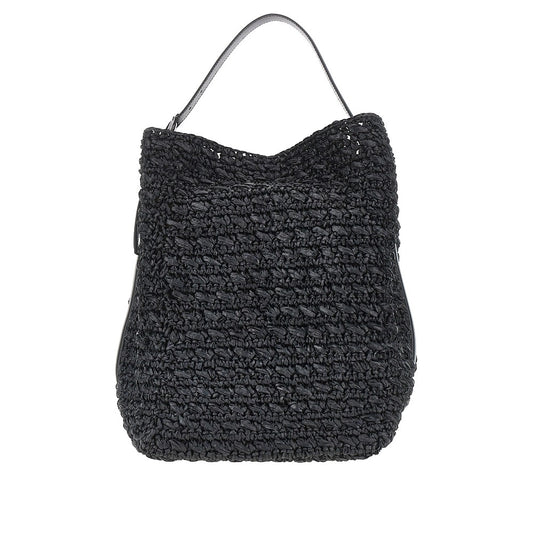 TOTEME Woven raffia 'Belted' tote bag