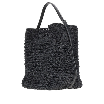 TOTEME Woven raffia 'Belted' tote bag