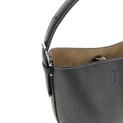TOTEME Grained leather small Belted tote bag