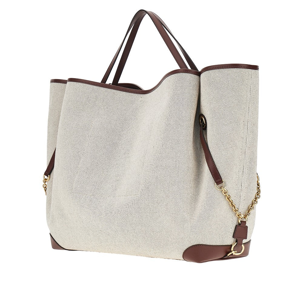 Chloé Canvas large 'Chloé Clover' shopping bag