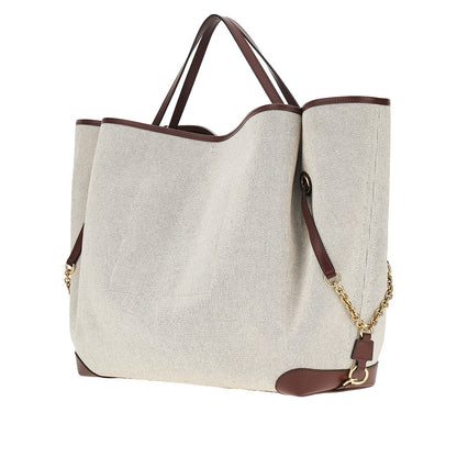 Chloé Canvas large 'Chloé Clover' shopping bag
