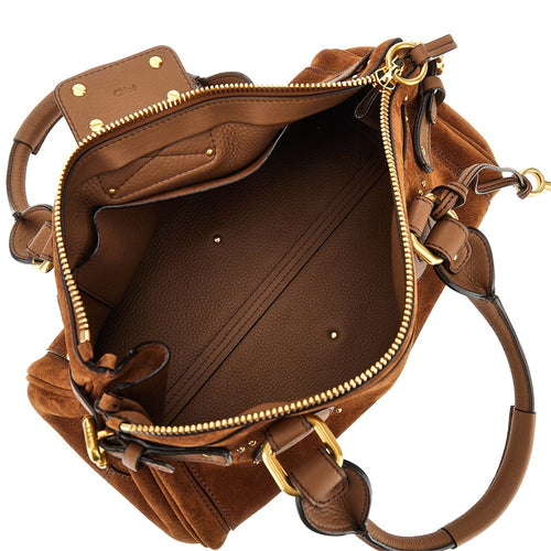 CHLOE' Suede leather 'Paddington' bag