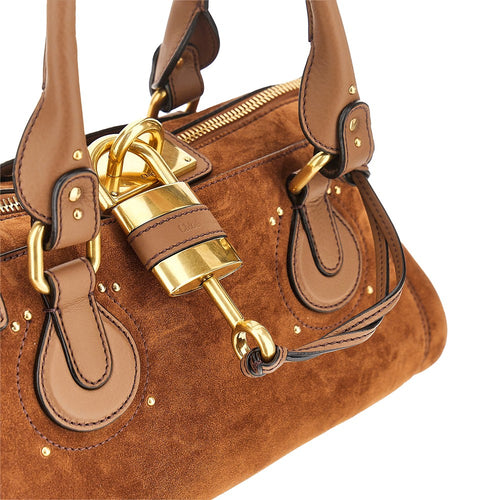 CHLOE' Suede leather 'Paddington' bag