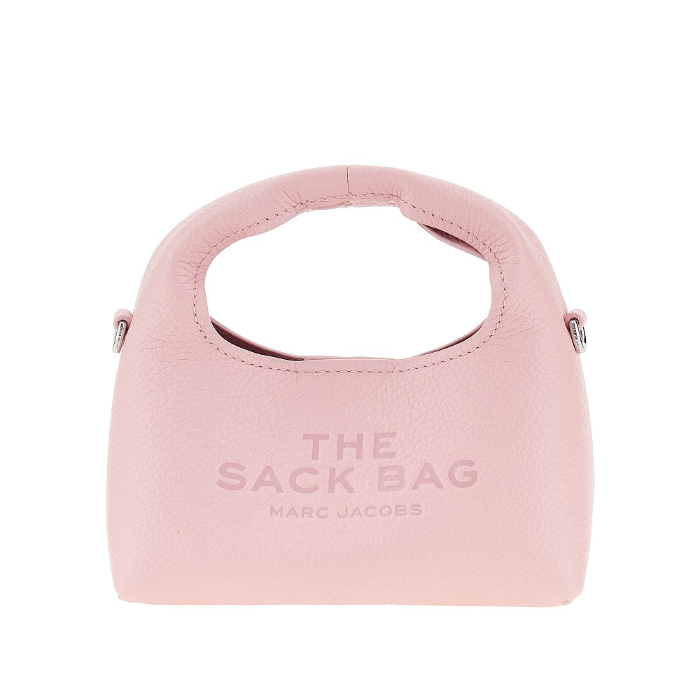 MARC JACOBS Grained leather micro 'The Sack' bag