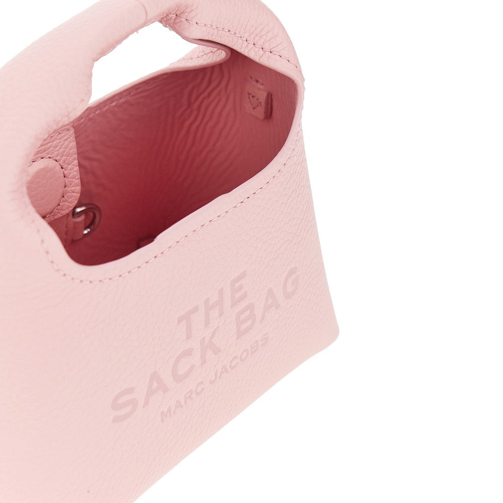 MARC JACOBS Grained leather micro 'The Sack' bag