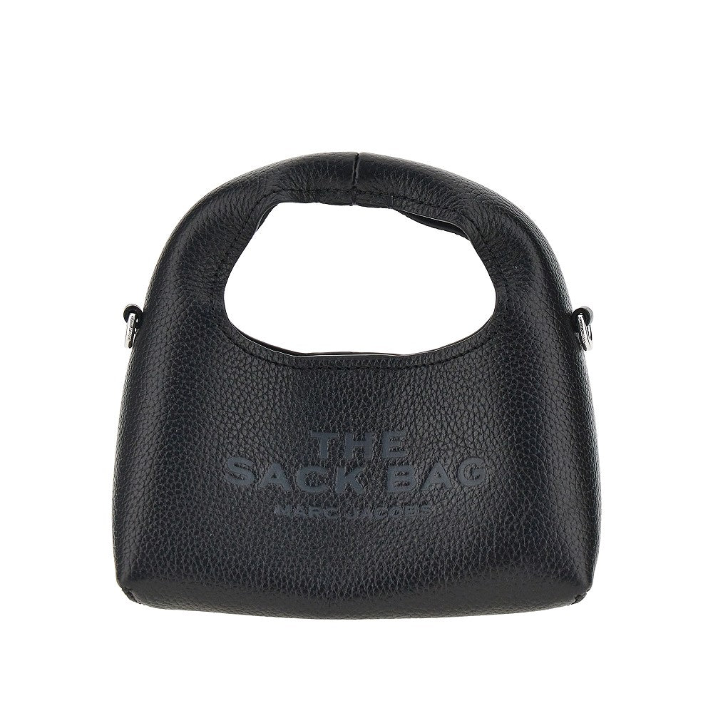 MARC JACOBS Grained leather micro 'The Sack' bag