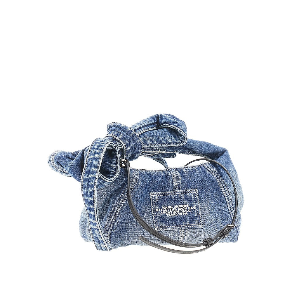 MARC JACOBS Denim 'The sack bag' handbag