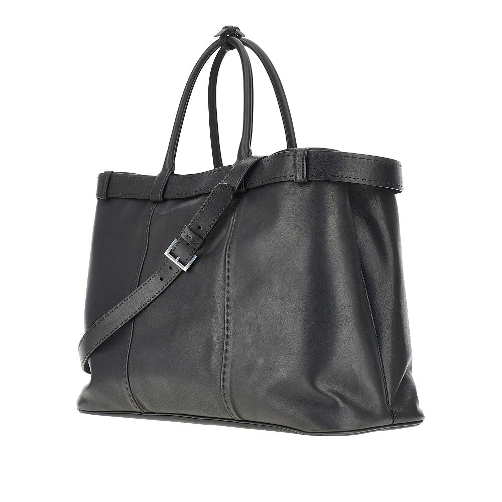 Prada 'Prada Buckle' antique nappa leather bag