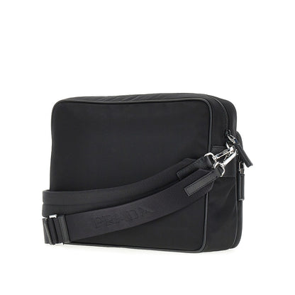 PRADA Re-Nylon bag with Saffiano leather trimmings