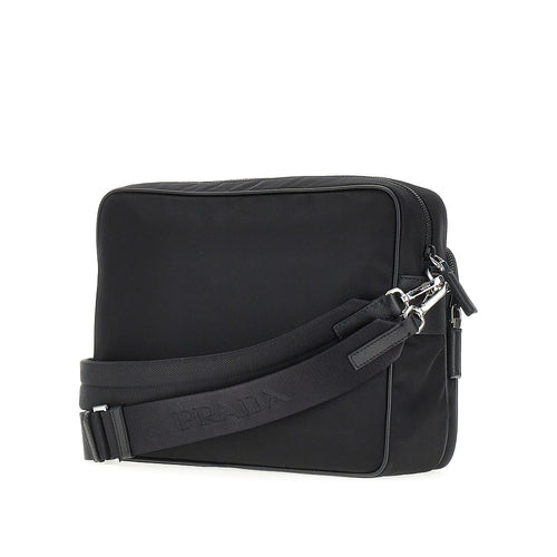PRADA Re-Nylon bag with Saffiano leather trimmings