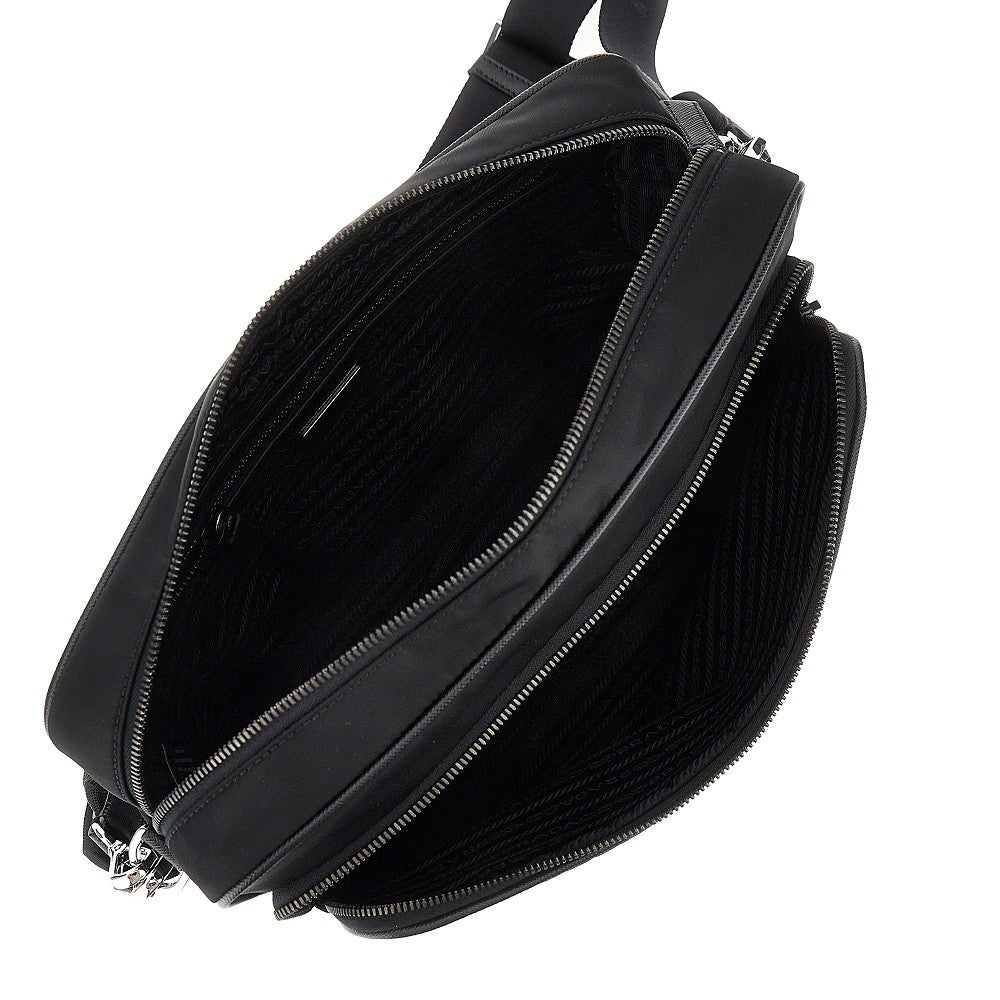 PRADA Re-Nylon bag with Saffiano leather trimmings