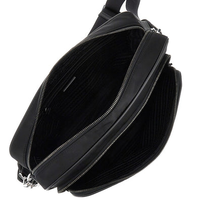 PRADA Re-Nylon bag with Saffiano leather trimmings