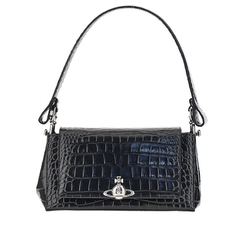 Vivienne Westwood Croco-embossed leather medium 'Hazel' bag