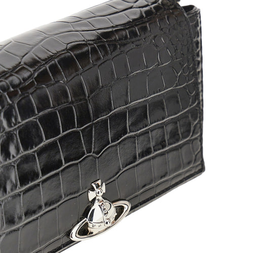 Vivienne Westwood Croco-embossed leather medium 'Hazel' bag