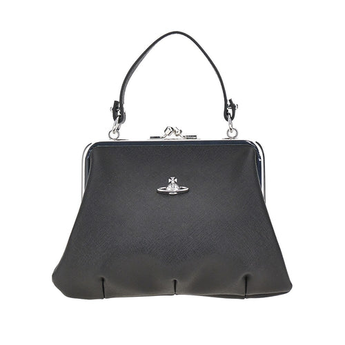 Vivienne Westwood 'Granny Frame' faux saffiano leather bag