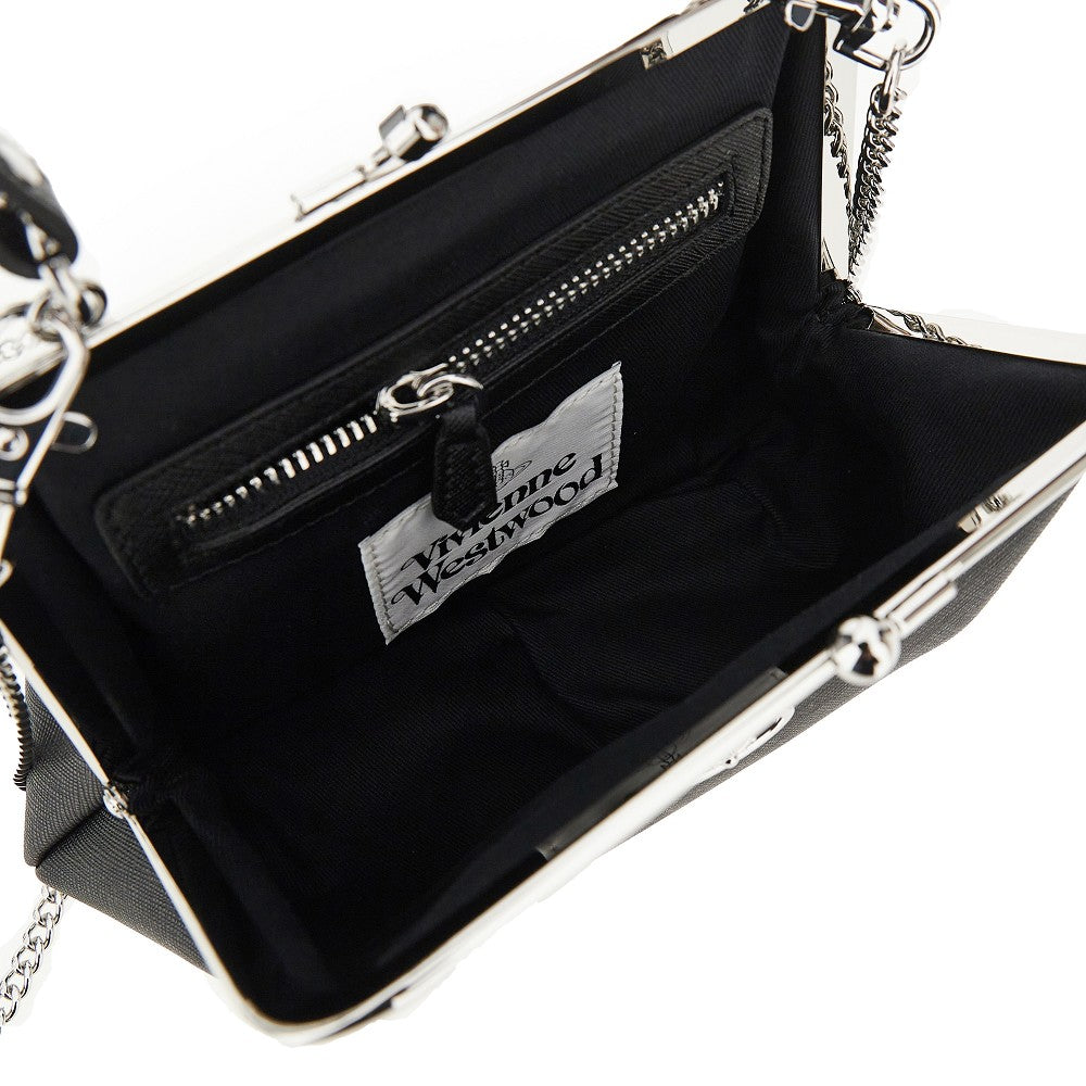 Vivienne Westwood 'Granny Frame' faux saffiano leather bag