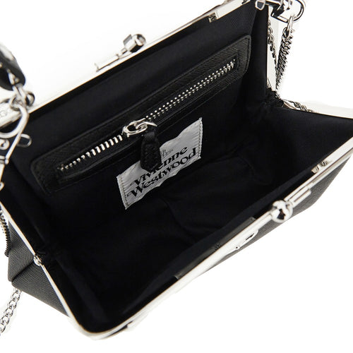 Vivienne Westwood 'Granny Frame' faux saffiano leather bag