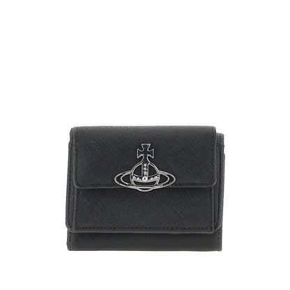VIVIENNE WESTWOOD Saffiano leather small wallet