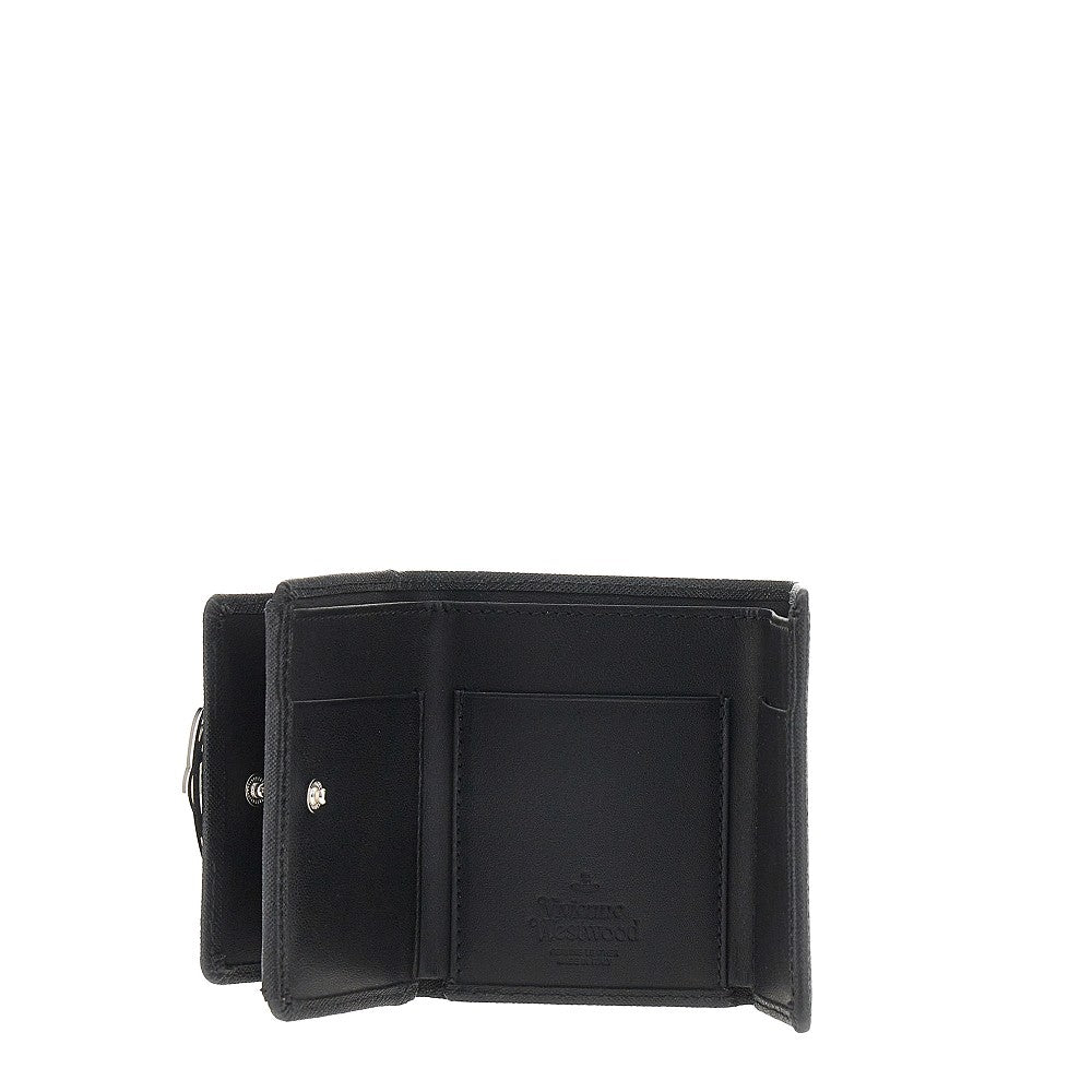VIVIENNE WESTWOOD Saffiano leather small wallet