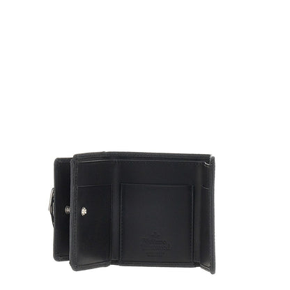 VIVIENNE WESTWOOD Saffiano leather small wallet