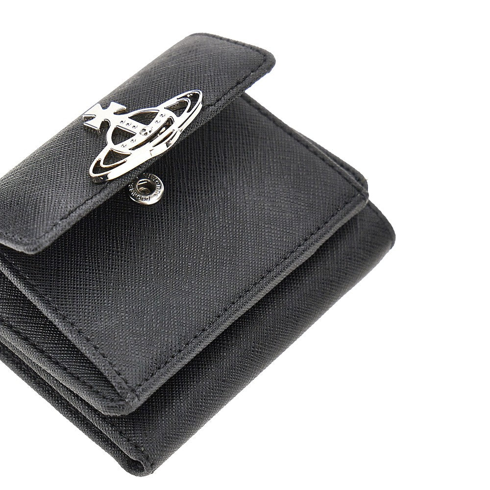 VIVIENNE WESTWOOD Saffiano leather small wallet